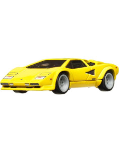 Auto de Colección Lamborghini Countach LP 5000 QV Amarillo Hot Wheels 2
