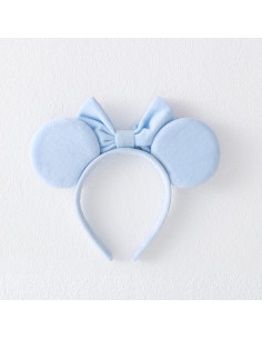 Diadema de Orejas de Ratón KARETT Azul Cielo con Lentejuelas 2