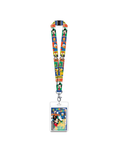 Lanyard Disney Mickey y Pandilla 59.69 cm Azul