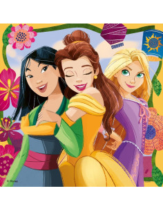 Rompecabezas Ravensburger Princesa Disney 3x49 Piezas Niños 2