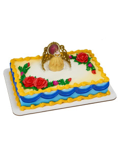 Adorno de Pastel DecoSet Princesa Disney Bella 2 Piezas