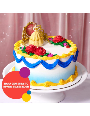 Adorno de Pastel DecoSet Princesa Disney Bella 2 Piezas