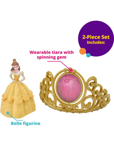 Adorno de Pastel DecoSet Princesa Disney Bella 2 Piezas