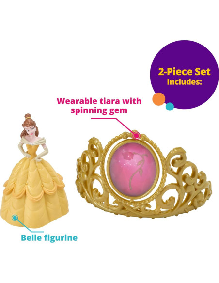Adorno de Pastel DecoSet Princesa Disney Bella 2 Piezas
