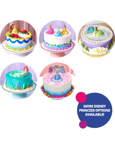 Adorno de Pastel DecoSet Princesa Disney Bella 2 Piezas