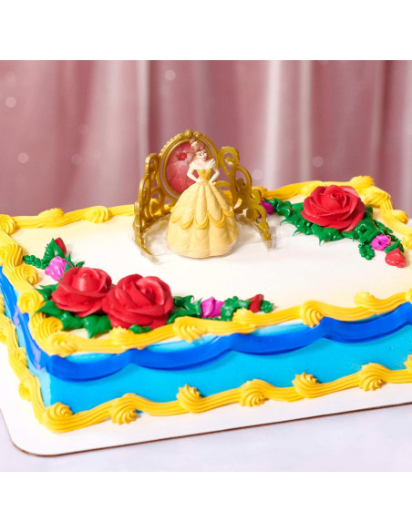 Adorno de Pastel DecoSet Princesa Disney Bella 2 Piezas