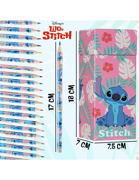 Lápices de Colores Disney 72 Piezas Kawaii para Colorear Lápices de Colores Disney 72 Piezas Kawaii para Colorear