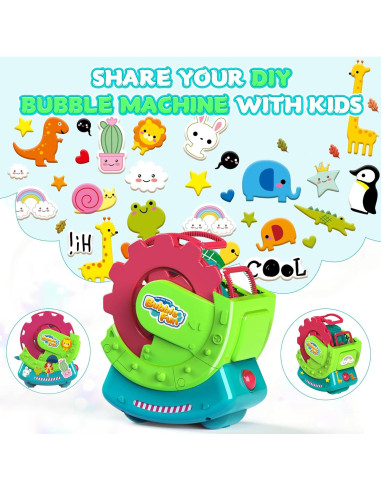 Máquina de Burbujas MAKE KIDS SMILE Verde 5,000 burbujas/min