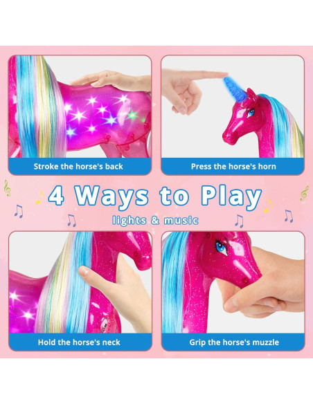 Conjunto de Muñecas Unicornio y Princesa BETTINA Grande Conjunto de Muñecas Unicornio y Princesa BETTINA Grande