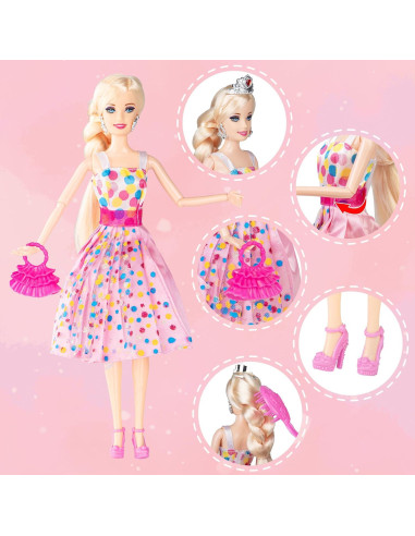 Conjunto de Muñecas Unicornio y Princesa BETTINA Grande