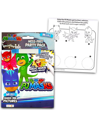 Conjunto de Libros para Colorear PJ Masks - 12 Mini Libros