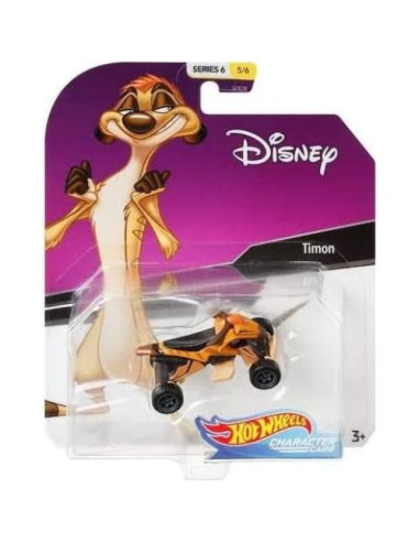 Juego de 6 coches de personajes Disney/Pixar Hot Wheels
