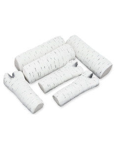 Juego de 6 Troncos de Cerámica Skyflame para Chimenea