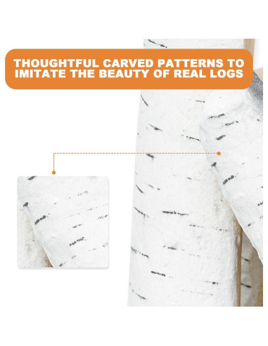 Juego de 6 Troncos de Cerámica Skyflame para Chimenea