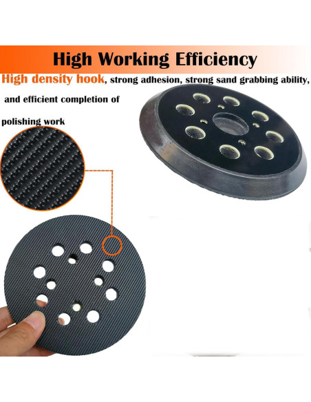 Pad de Lijado 5" Ridgid R2600 R2601 Reemplazo 300527002