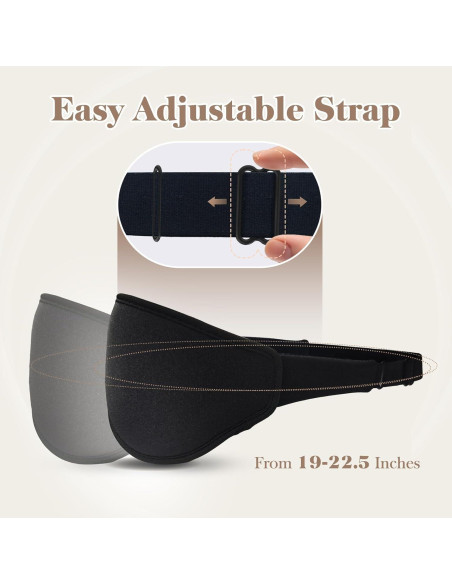 Máscara de Ojos 3D Fygrip para Dormir Sin Presión - Negra