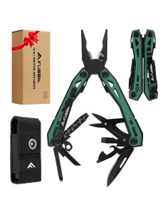 Multiherramienta 16-en-1 FLISSA de Acero Inoxidable Verde