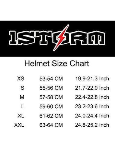 Casco de Motocicleta 1Storm HKY602 Pequeño Calavera de Cadena