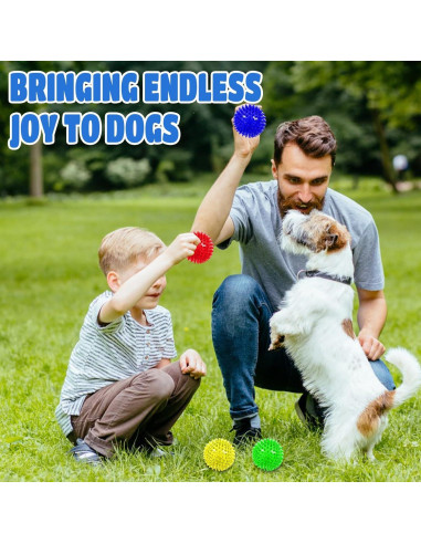 Pelotas LED para Perros JLVAUVT - Juguetes Masticadores 6.5 cm