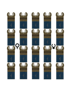 Hojas Oscilantes Bi-Metal XXGO 20 Pcs para Multiherramientas