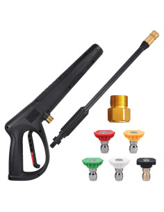 Pistola de Lavado a Presión Coyardor con Varilla y 5 Boquillas