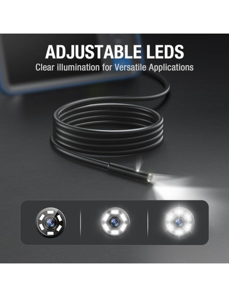 Cámara Endoscópica HD Teslong 3.05m Doble Lente Impermeable