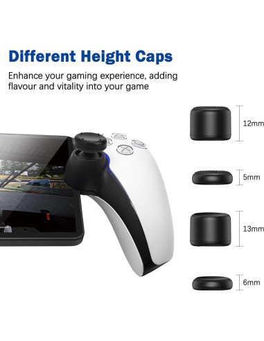 Tapas de agarre DLseego para PlayStation Portal - 8 piezas