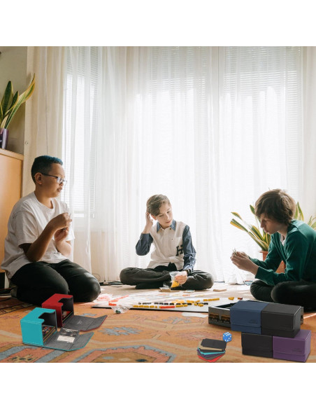 Caja de Cartas AEGIS GUARDIAN para MTG - Cuero, 100 Litros Caja de Cartas AEGIS GUARDIAN para MTG - Cuero, 100 Litros