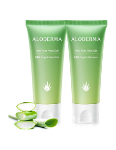 Gel de Aloe Vera 99% Orgánico Aloderma 227g - Hidratante Natural