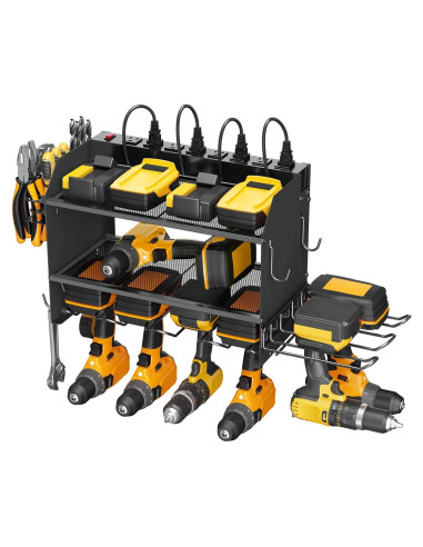 Estación de Carga para Herramientas Eléctricas CCCEI 6 Taladros