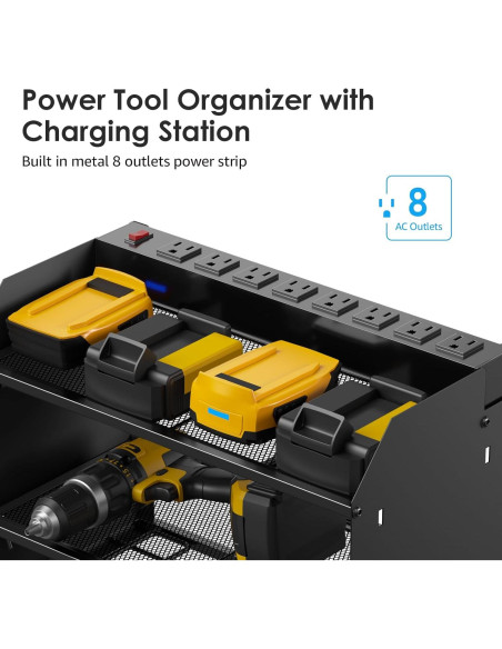 Estación de Carga para Herramientas Eléctricas CCCEI 6 Taladros