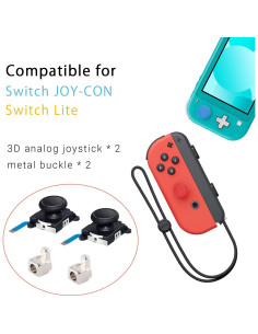 Kit de Reparación Joycon LONANDY para Nintendo Switch - 2 Piezas 2