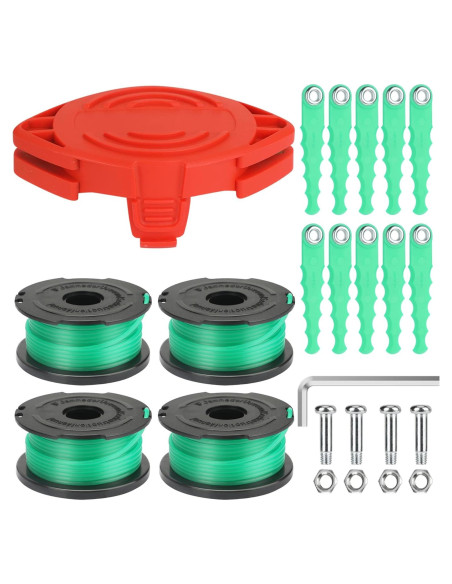 Cabezas de Repuesto y Carrete SF-080 para Desmalezadora Black Decker Cabezas de Repuesto y Carrete SF-080 para Desmalezadora Black Decker