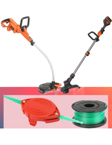 Cabezas de Repuesto y Carrete SF-080 para Desmalezadora Black Decker