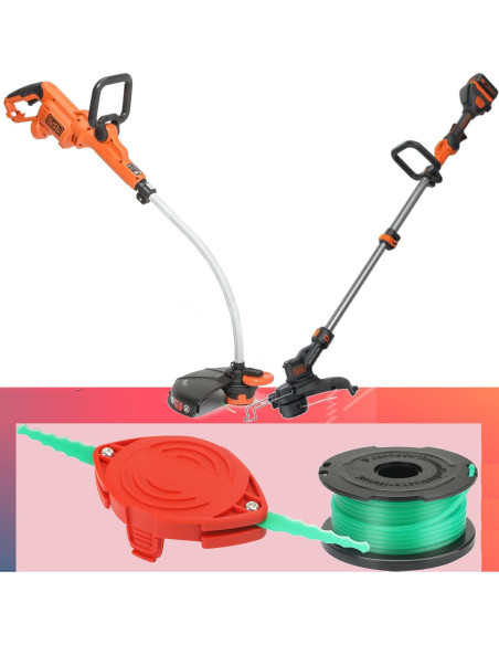 Cabezas de Repuesto y Carrete SF-080 para Desmalezadora Black Decker Cabezas de Repuesto y Carrete SF-080 para Desmalezadora Black Decker