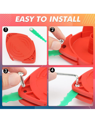 Cabezas de Repuesto y Carrete SF-080 para Desmalezadora Black Decker