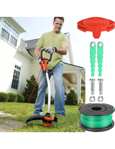 Cabezas de Repuesto y Carrete SF-080 para Desmalezadora Black Decker Cabezas de Repuesto y Carrete SF-080 para Desmalezadora Black Decker