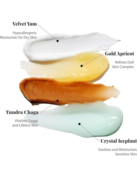 Suero Facial Hidratante Blithe Deluxe 4 Piezas 21.9 ml