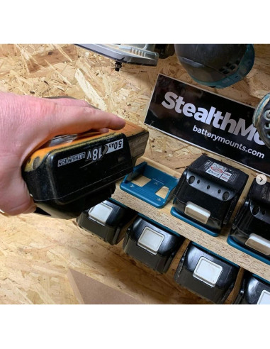 Soporte de Batería StealthMounts para Makita 18V - 4 Paquete
