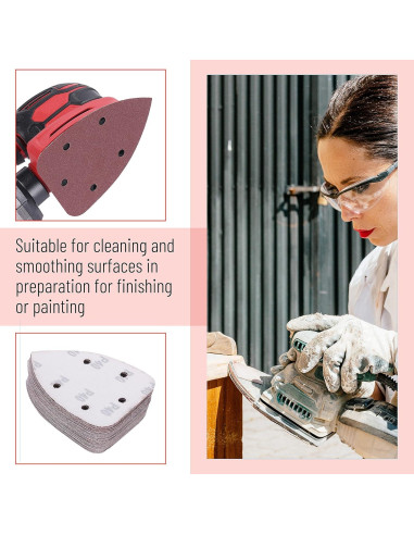 Almohadillas de Lijado Bates 30 pcs 40-240 Granos para Lijadora