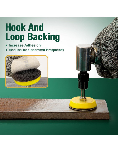 Discos de Lijado S SATC 2" 50PCS Grano 40 Óxido de Aluminio