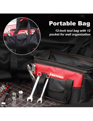 Juego de Herramientas FASTPRO 236 Piezas con Bolsa 30.48 cm