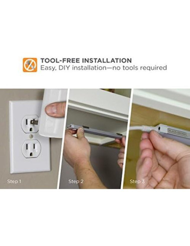 Iluminación LED Regulable BLACK+DECKER Bajo Gabinete 2 Pzas