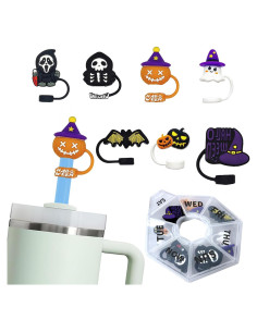 Tapa de Silicona para Popote Genérico 7PCS 10mm Transparente