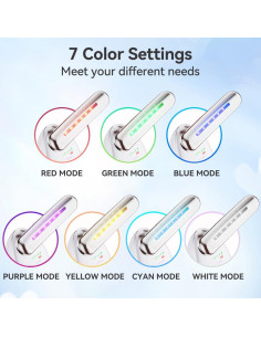 Masajeador Facial Multifuncional Ihelol 7 en 1 Blanco 2