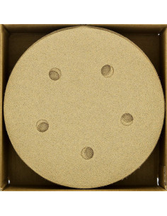 Discos de Lijado Dura-Gold 80 Grano 5" Caja de 50 Unidades 2
