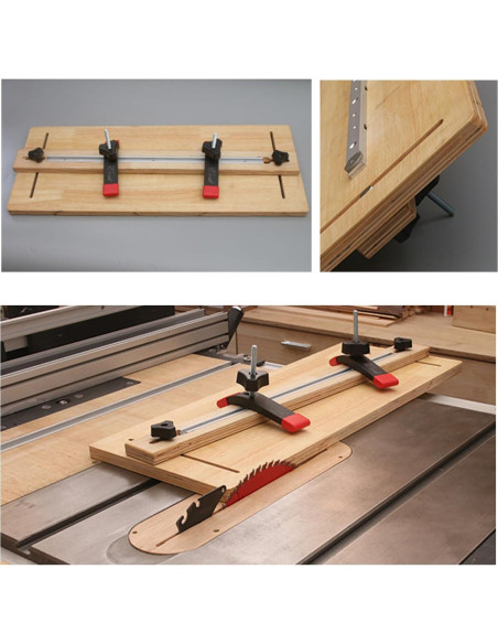 Barra de inglete de aluminio Flylin 300mm para sierra de mesa