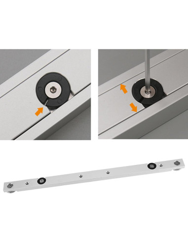 Barra de inglete de aluminio Flylin 300mm para sierra de mesa