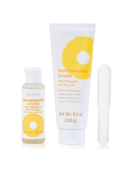 Crema Depilatoria 230g y Loción Inhibidora 100mL Suzuki