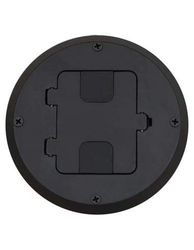 Caja de Piso Ajustable Bryant Electric RF515BK, Madera Negra